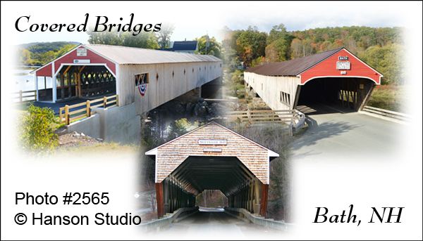 Bath, NH - Collage Covered Bridges of Bath #3